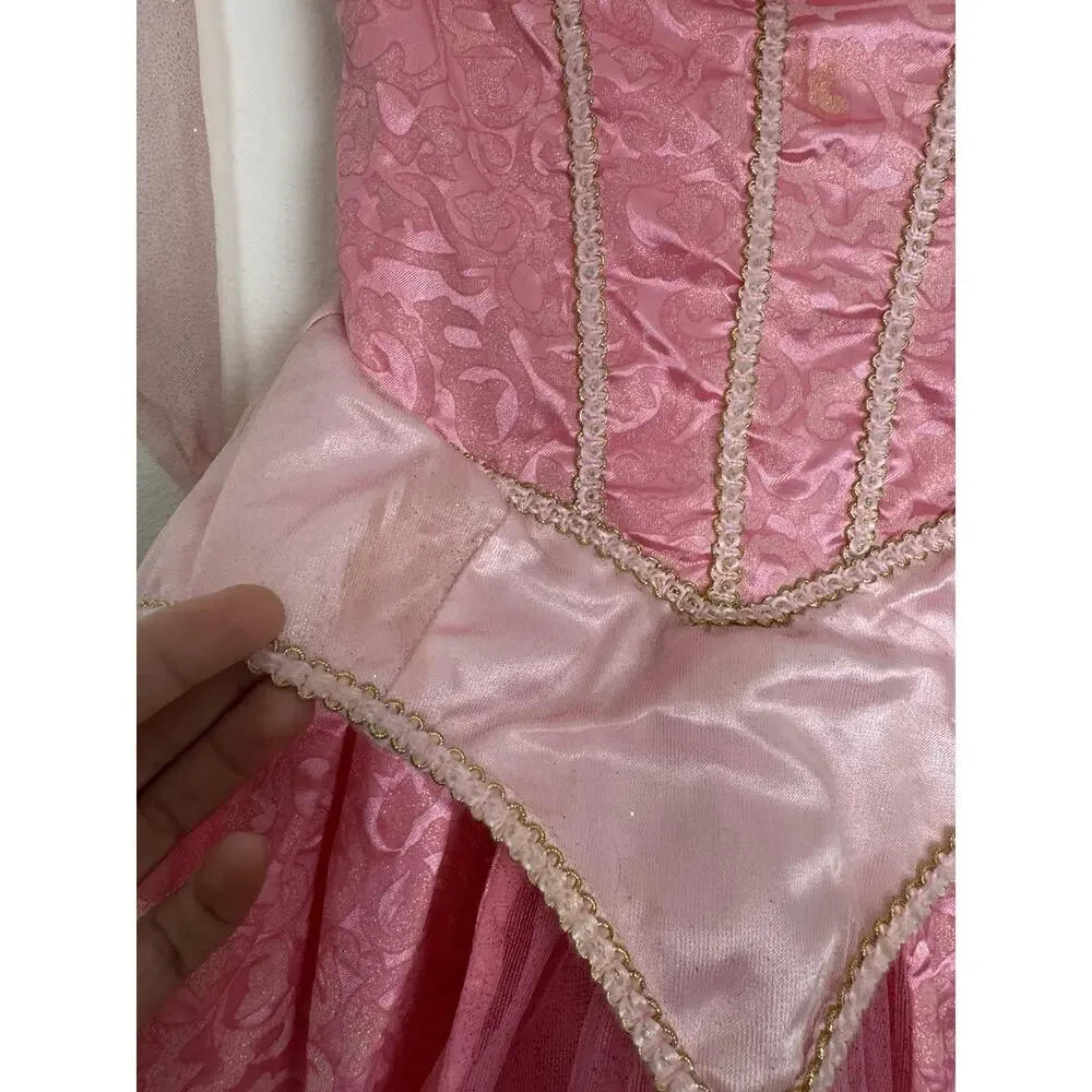 Disney Parks Sleeping Beauty Aurora Costume Girls Dress Medium